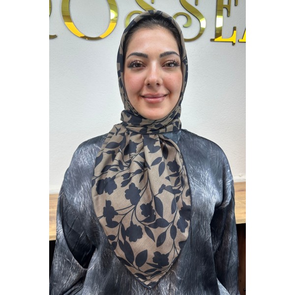 Desenli Soft Eşarp 04AV